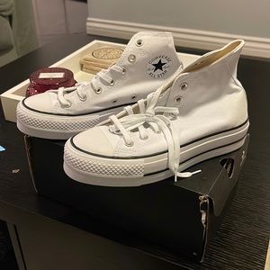 High top platform Converse